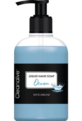 Cleanaive Liquid Hand Soap Ocean (500ML) - Okyanus Kokulu Sıvı El Sabunu