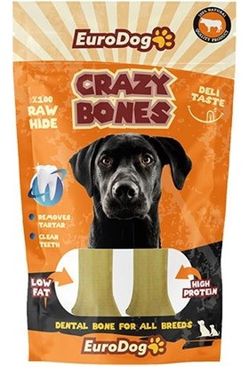 Eurodog Crazy Bone Press Köpek Kemiği 12 cm 2 Li