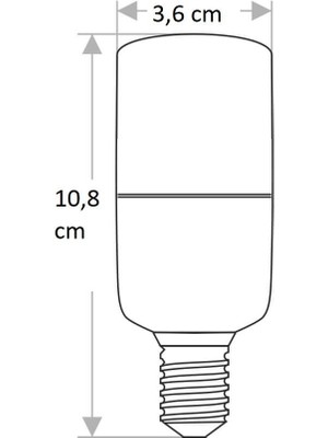 Cata CT-4092 9W/6400K E14 LED Ampul (Beyaz) Cata