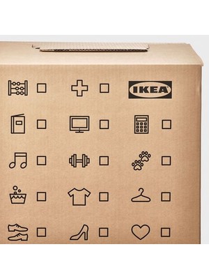 IKEA Dundergubbe 40X30X45 Koli 10'lu