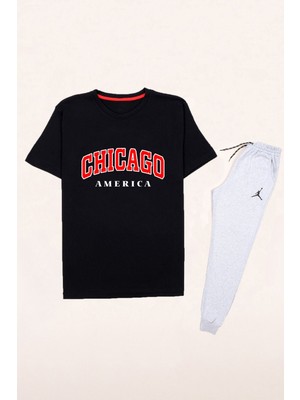 Trendypassion Chiago America Baskılı Eşofman Takımı