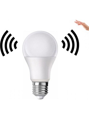 Mega Avm Radar Sensörlü LED Ampul Enerji Tasarruflu 10W Beyaz