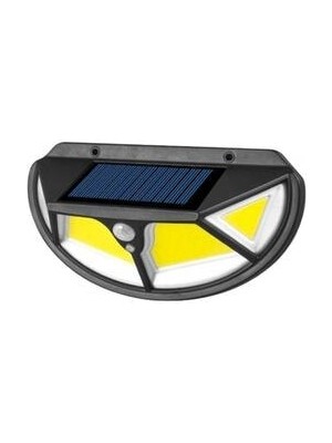 Mega Avm Sge 102 Cob LED Yeni Teknoloji Güneş Enerjili Hareket Sensörlü Bahçe Aydınlatması Beyaz Işık