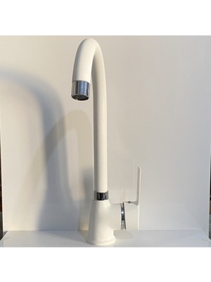 Mega Avm Beyaz Mutfak Bataryası Evye Mix