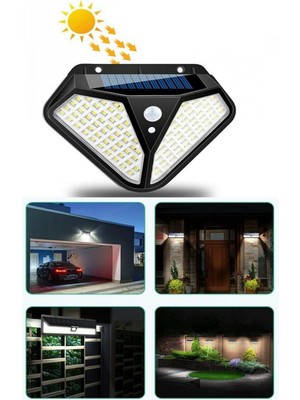 Mega Avm 4 Adet - Hareket Sensörlü Güneş Enerjili Solar LED Aydınlatma