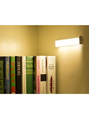 Mega Avm Glory Sensörlü Şarjlı Işık Gece Banyo Koridor Mutfak Dolap Işığı