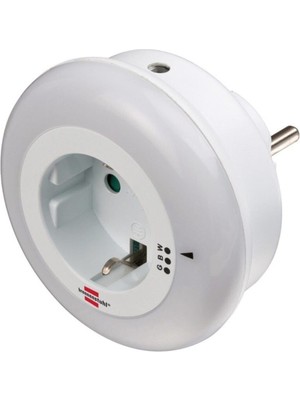 Mega Avm Priz Özellikli Sensörlü 3 Renk 6 Lm Gece Lambası 1173260