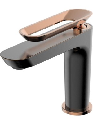 Mega Avm Hermes Lavabo Bat.fırçalı Bronz-Rose Gold