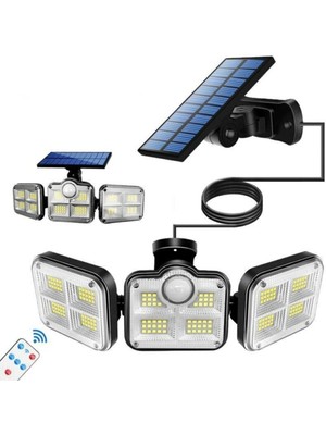 Mega Avm Uzaktan Kumandalı 122 LED Sensörlü Bahçe Lambası