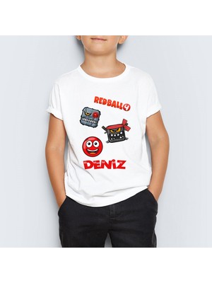 Morinna Isme Özel Red Ball 4 Crazy Kırmızı Top Redball Çocuk Tişört Mr-06
