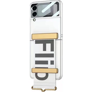 Samsung Galaxy Z Flip 3 Kılıf Flio Strap Gümüş