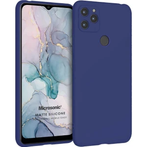 Matte Silicone General Mobile Gm 22 Plus Kılıf Lacivert