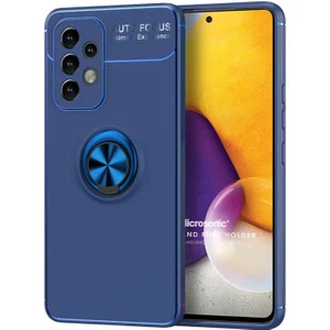 Samsung Galaxy A73 5g Kılıf Kickstand Ring Holder Lacivert