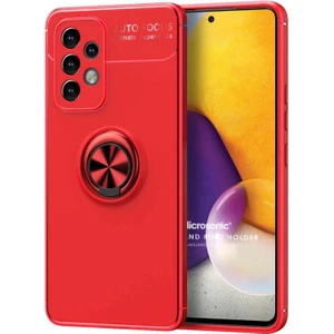 Samsung Galaxy A73 5g Kılıf Kickstand Ring Holder Kırmızı