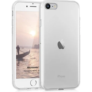 Apple iPhone Se 2022 Kılıf Transparent Soft Beyaz