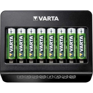 LCD Multi Plus 8li Aa/aaa Pil Şarj Cihazı 8 Adet Şarjlı 2100MAH R2U Aa Kalem Pil