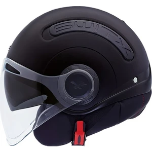 Sx.10 Mat Siyah Yarım Açık Kask