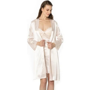 Pierre Cardin 4050 Ikili Saten Gecelik - Sabahlık Takımı