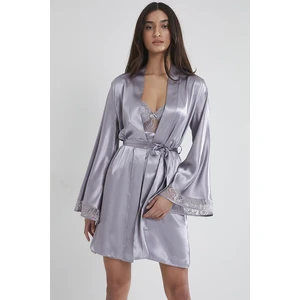 Pierre Cardin 4090 Ikili Saten Gecelik - Sabahlık Takımı