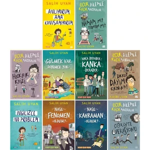 Salih Uyan 10 Kitap Set / Anlıyorum Ama Konuşamıyorum - Uçuk Ailemle Kaçık Maceralar - Acayip Işler Takımı