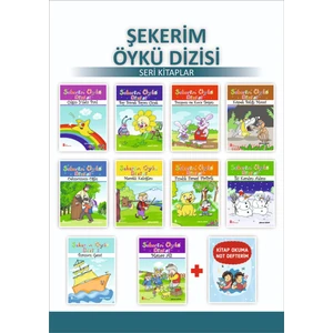 Ata 1. Sınıflar İçin Şekerim Öykü Dizisi + Kitap Okuma Not Defteri