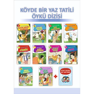 Ata 3. Sınıflar İçin Köyde Bir Yaz Tatili Öykü Dizisi + Kitap Okuma Not Defteri