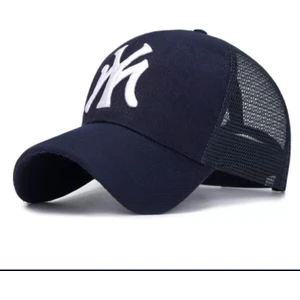 Eleven Market Fileli New York Yankees Nakışlı Şapka Laciver Beyaz Fileli Ny Şapka