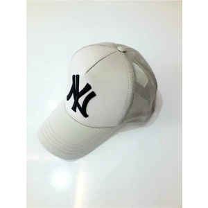 Eleven Market Fileli New York Yankees Nakışlı Şapka Bej Ny Şapka