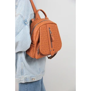 Just Polo Taba Çok Bölmeli Astarlı Ayarlanabilir Askılı Kadın Sırt Çantası PBU2177