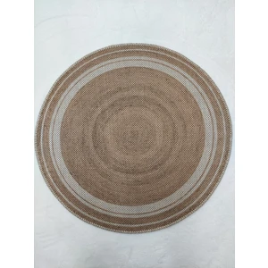Doğal Yuvarlak Jüt Örgü Hasır Halı Kilim