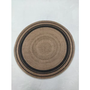 Doğal Yuvarlak Jüt Örgü Hasır Halı Kilim