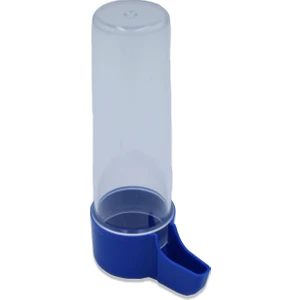 Kuş Kafesi Suluğu 100 ml Dikey Kafes Suluk Kanarya Mavi