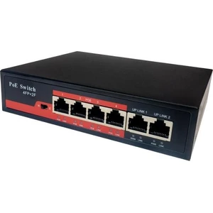 4+2 Port 250 Metre Poe Switch