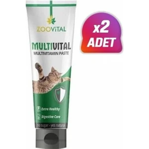 2 Adet - Zoovital 13 Effects Multivitamin Kedi Macun Paste 100 gr