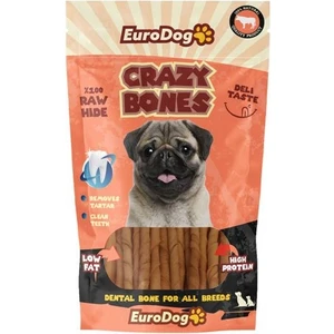 Crazy Bone Natural Burgu Kemik Çubuk Köpek Ödülü 12 cm 20 Li