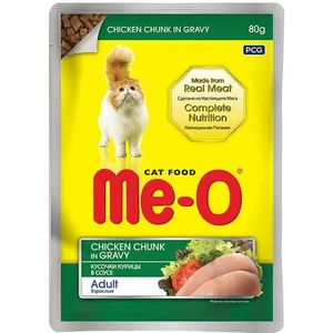 Me-O Meo Adult Gravy Soslu Tavuklu Yetişkin Kedi Konservesi 80 gr