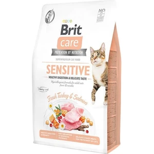 Brit Care Hipoalerjenik Sensitive Hindi ve Somonlu Tahılsız Hassas Kedi Maması 2 kg