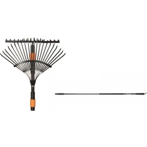 Quıckfıt Çim Tırmığı + Yaprak Süpürgesi + Sap L - Tırmık Set