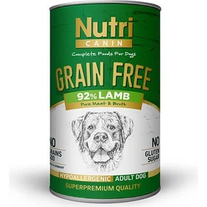 Nutri Canin Tahılsız Adult Kuzu Etli Köpek Konservesi 400 gr