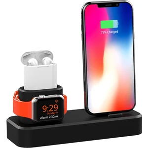 3in1 Charging Base Iphone+ Iwatch+ Ipods Silikon Şarj Standı