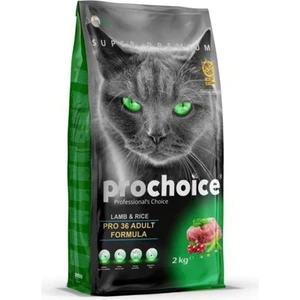 Pro Choice Pro 36 Lamb & Rice Kuzu Pirinçli Yetişkin Kedi Maması 2 kg