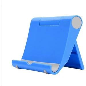 Masaüstü Tablet Telefon Tutucu Stand Katlanır Ayarlanabilir Kademeli Mavi