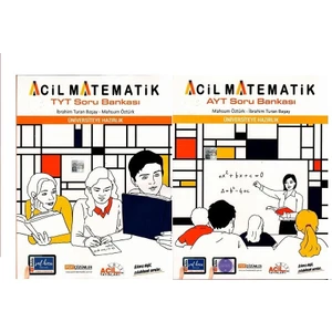 Acil Yayınları TYT Soru Bankası Matematik & YKS AYT Soru Bankası Matematik