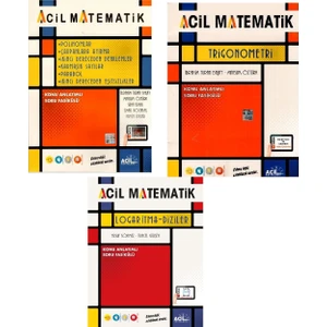 Acil Yayınları AYT Polinom - Çarpanlar - 2. Derece & AYT Trigonometri & AYT Logaritma Diziler
