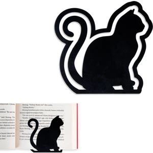 3D Ayraç Kedicik Siyah