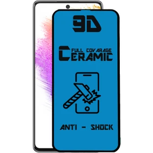 Case World Samsung Galaxy A73 Tam Kaplayan Seramik Nano Esnek Ekran Koruyucu Cam