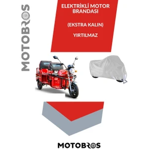 Stmax Elit 940 3 Tekerli 3 Kişilik Elektrikli Motosiklet Elektrikli Motor Brandası 1. Kalıte