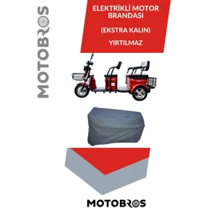 Yuki Yk 32 Greta 3 Tekerli 3 Kişilik Elektrikli Motosiklet Motor Koruma Brandası Ultra Dayanıklı