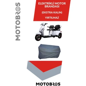 Volta Vm4 + 1500W 3 Tekerlekli 2 Kişilik Elektrikli Motosiklet Motor Koruma Brandası