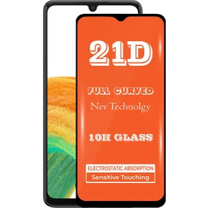 Kzy Samsung Galaxy A33 Tam Kaplayan 21D Temperli Ekran Koruyucu Cam